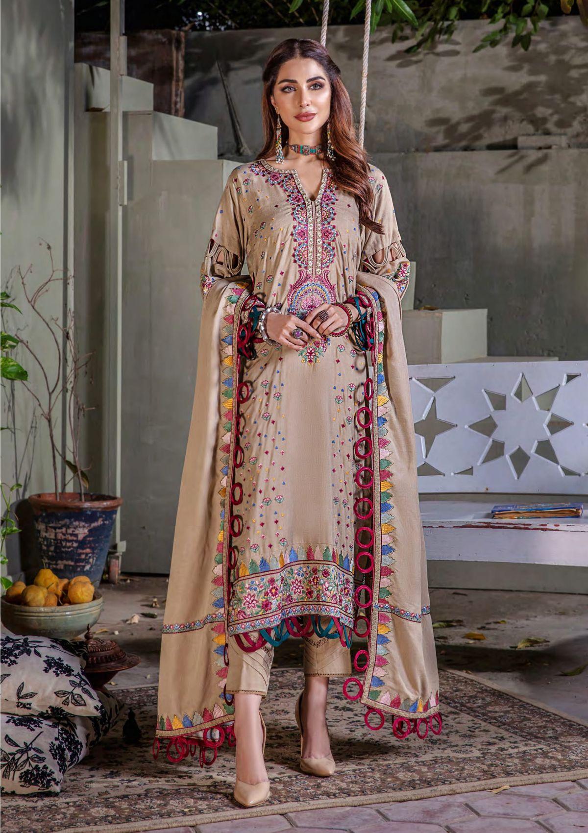 Eshaisha-winter-Embroidered-&-Printed-Dress-is-available-at-Mohsin-Saeed-Fabrics-Online-Shopping--