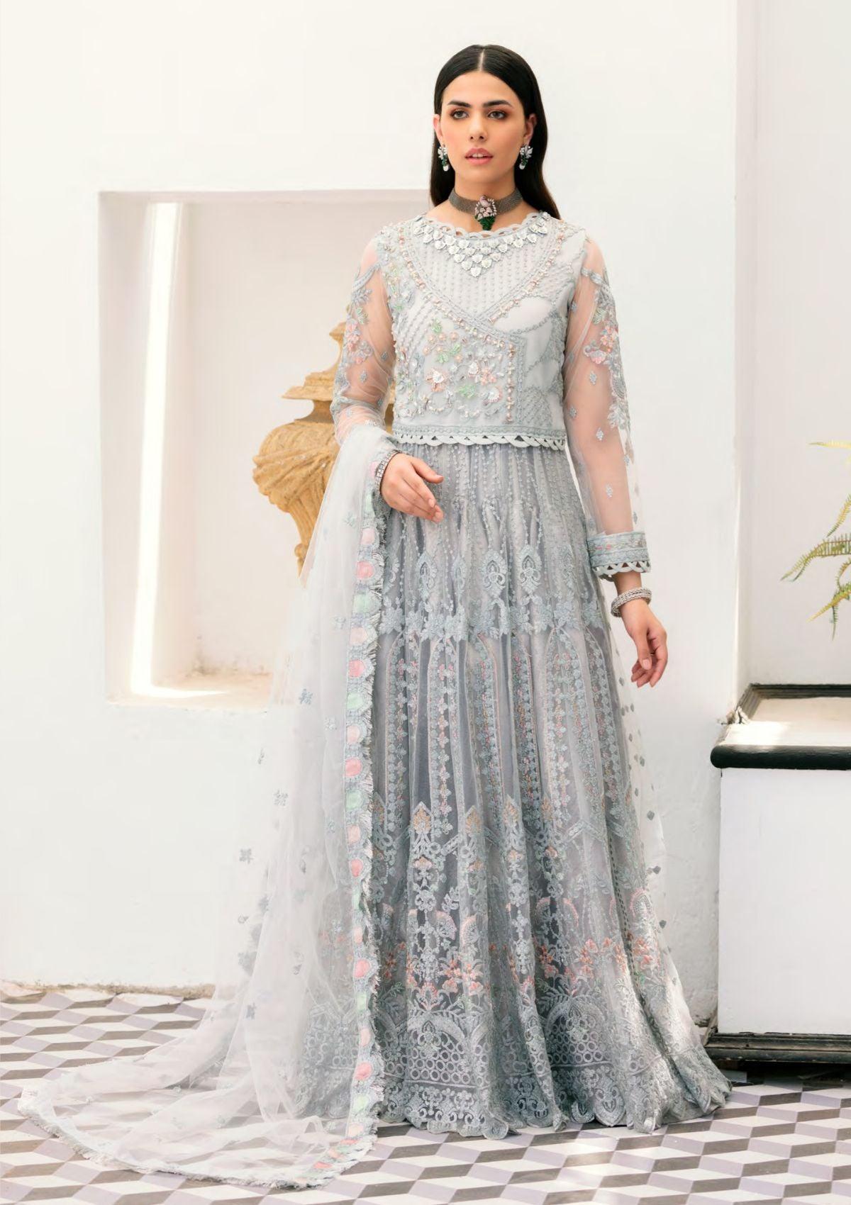 Emaan Adeel formal & Wedding Collections available at mohsin saeed Fabrics online store. 