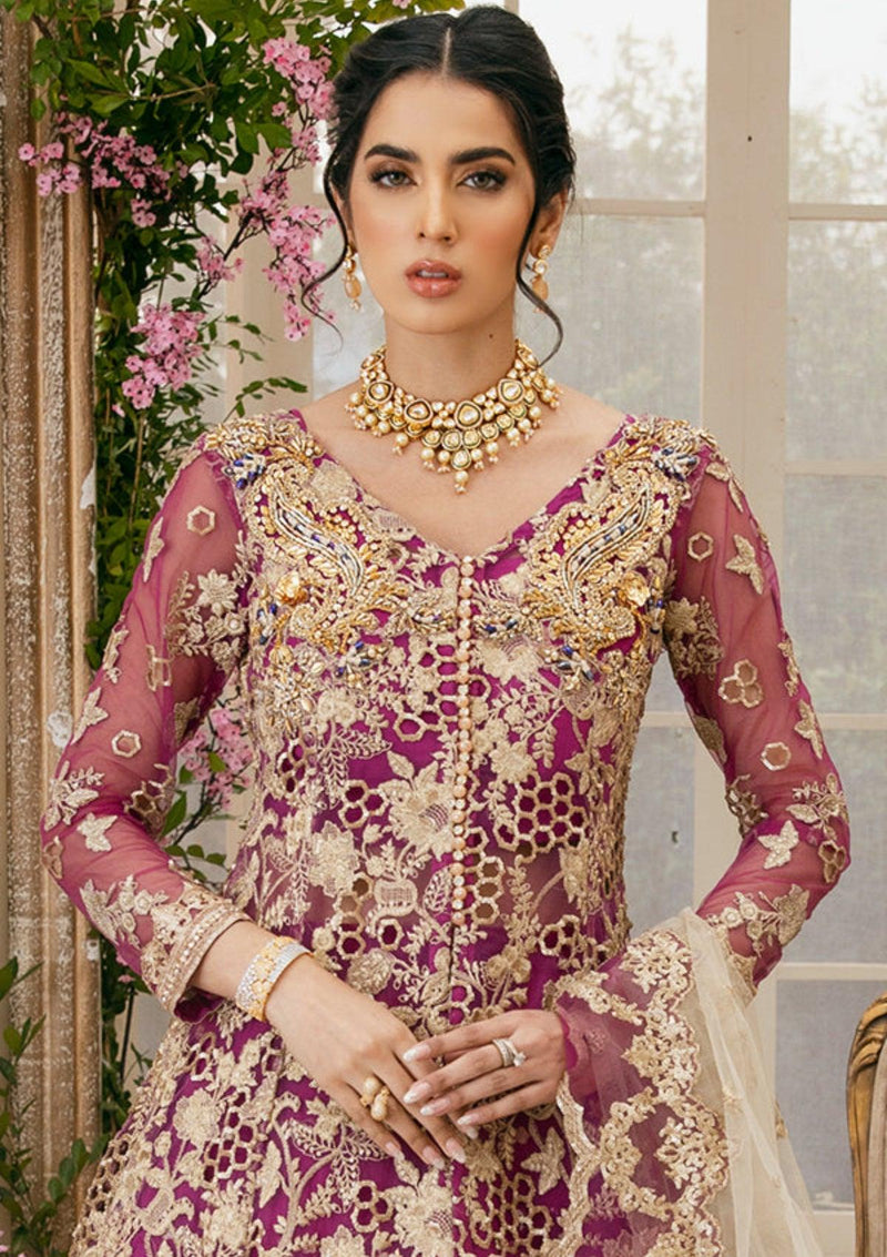 Imrozia Premium Brides'22 IB-22-Lucia is available at Mohsin Saeed Fabrics online shop All the top women brands in pakistan such as Freesia, Maria b, Zara Shahjahan, Asim Jofa, Zaha, Elan, Crimson, Sobia Nazir, Maryam n Maria, Hussain Rehar, Marjjan, Anaya by Kiran Chaudhary, johra, Shaista, farah talib aziz and Gul Ahmed. 