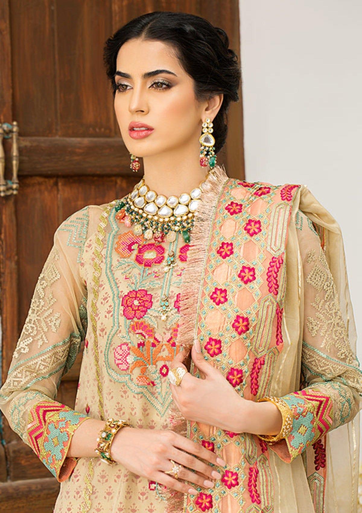 Imrozia Plush By La Roza'22 L-242 Bloom Doer is available at Mohsin Saeed Fabrics online shop All the top women brands in pakistan such as Freesia, Maria b, Zara Shahjahan, Asim Jofa, Zaha, Elan, Crimson, Sobia Nazir, Maryam n Maria, Hussain Rehar, Marjjan, Anaya by Kiran Chaudhary, johra, Shaista, farah talib aziz and Gul Ahmed. 