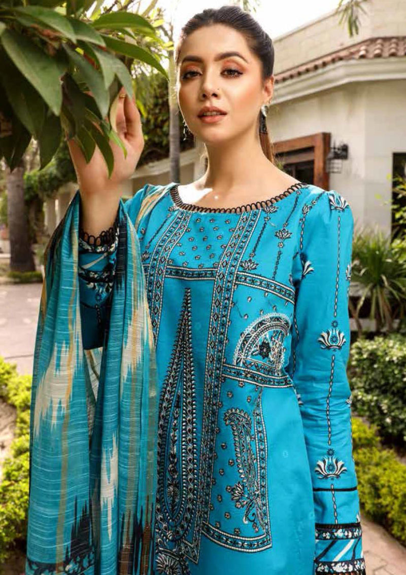 Bin Ilyas Maya Lawn Vol-06'23 D-2020 B - Mohsin Saeed Fabrics