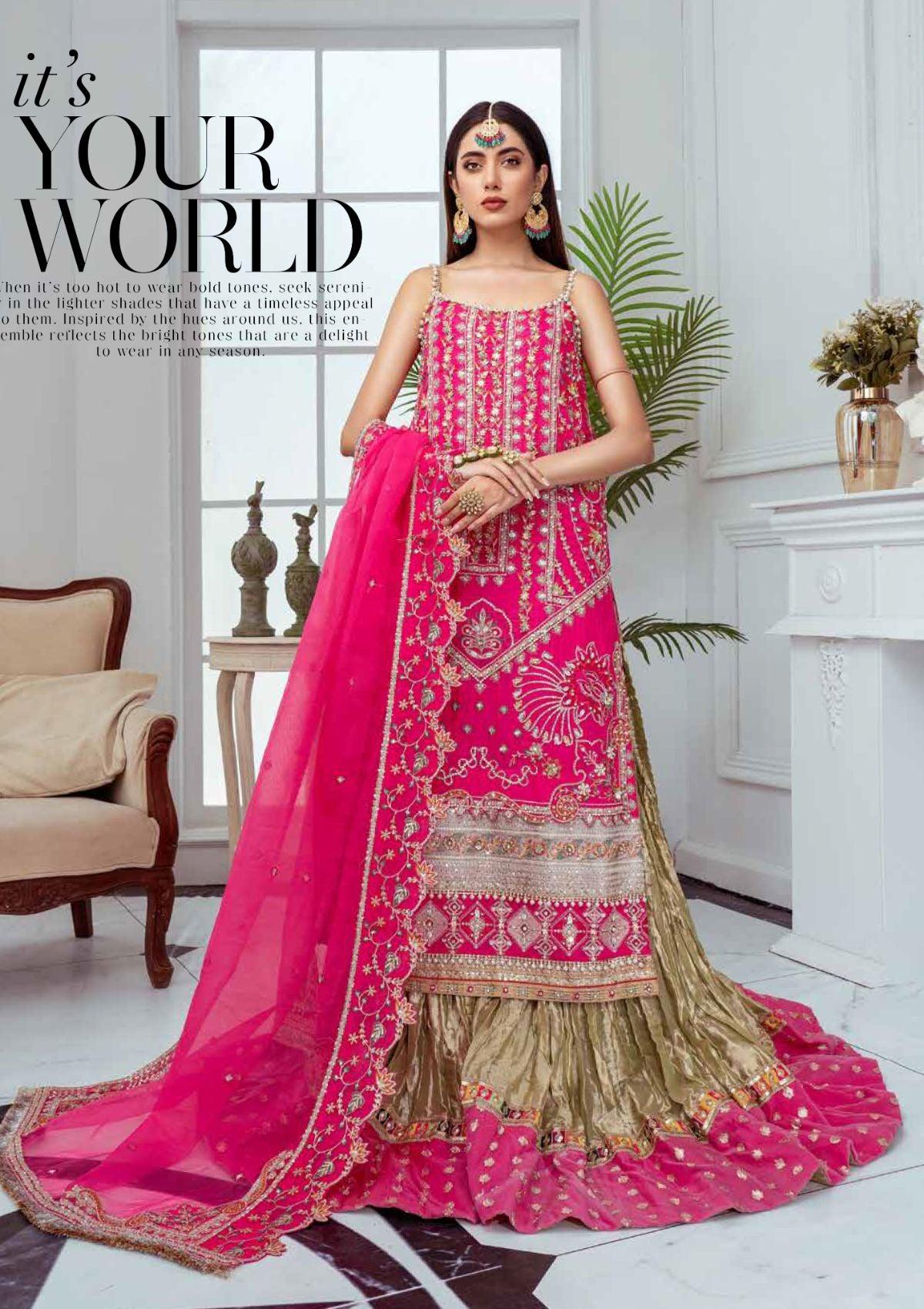 Maryum n Maria formal & Wedding Collections available at mohsin saeed Fabrics online store. 