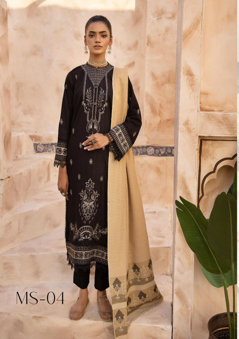 Khoobsurat Mah Jabeen Swati Shawl '22 MS-04 - Mohsin Saeed Fabrics