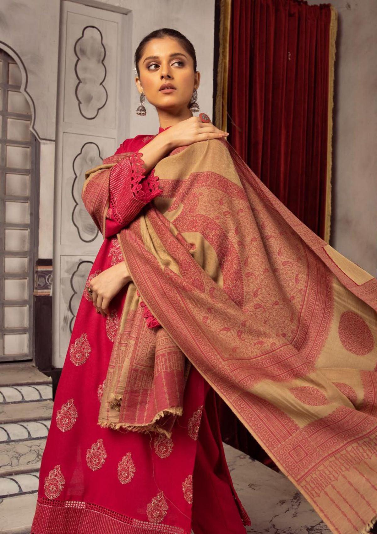 Khoobsurat Mah Jabeen Swati Shawl '22 MS-09 - Mohsin Saeed Fabrics