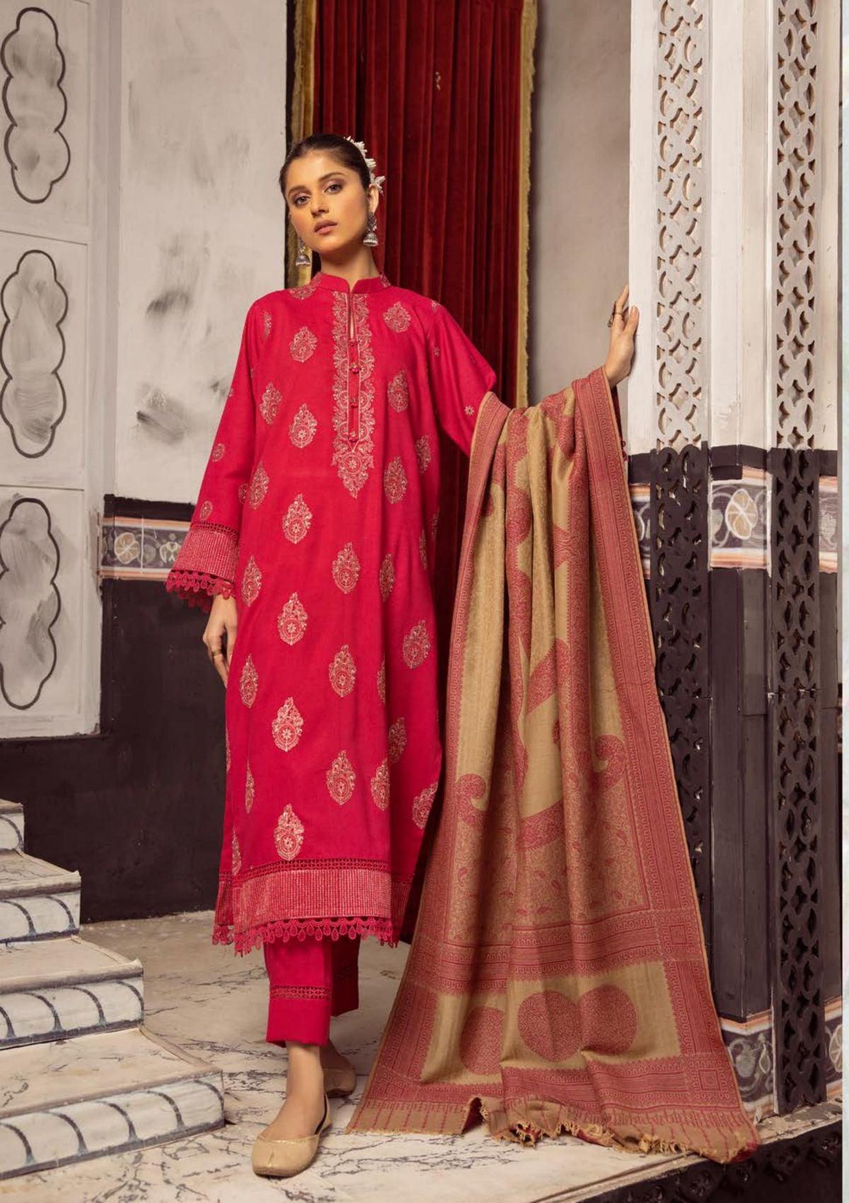 Khoobsurat Mah Jabeen Swati Shawl '22 MS-09 - Mohsin Saeed Fabrics