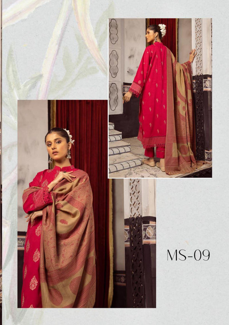 Khoobsurat Mah Jabeen Swati Shawl '22 MS-09 - Mohsin Saeed Fabrics