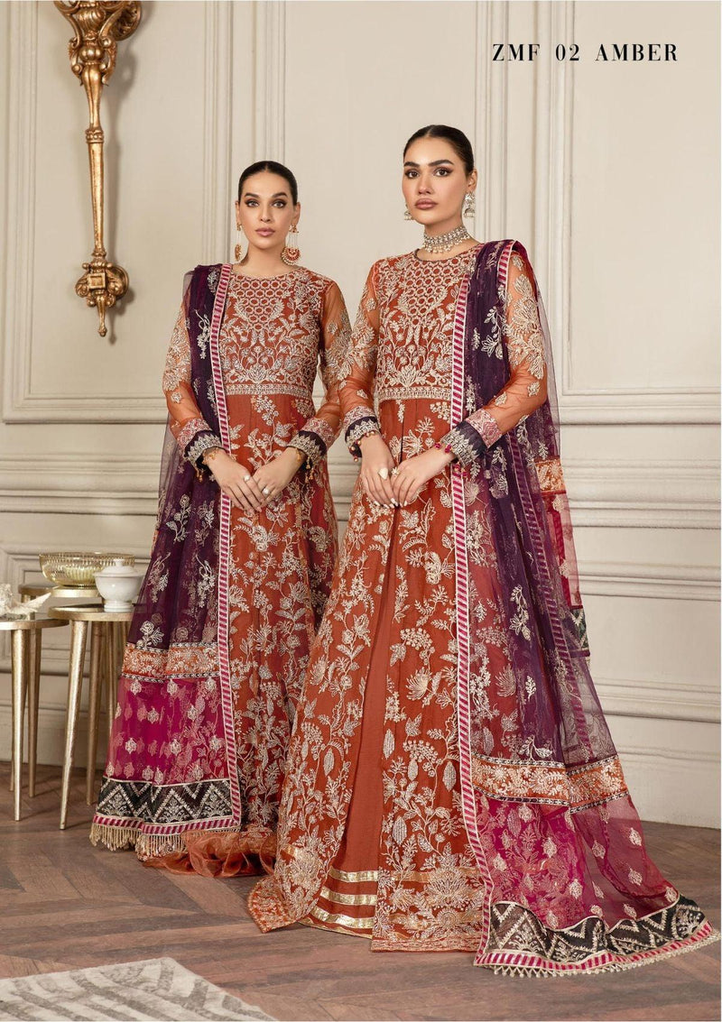 Embroidered Ada work and heavily Embellished Wedding & formal dresses available at mohsin saeed Fabrics online store. 