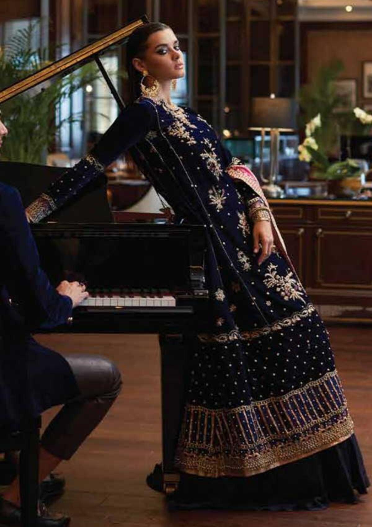 Mushq Destiny Luxury Velvet Edit'22 MV-07 is available at Mohsin Saeed Fabrics online shop All the top women brands in pakistan such as Freesia, Maria b, Zara Shahjahan, Asim Jofa, Zaha, Elan, Crimson, Sobia Nazir, Maryam n Maria, Hussain Rehar, Marjjan, Anaya by Kiran Chaudhary, johra, Shaista, farah talib aziz and Gul Ahmed. 