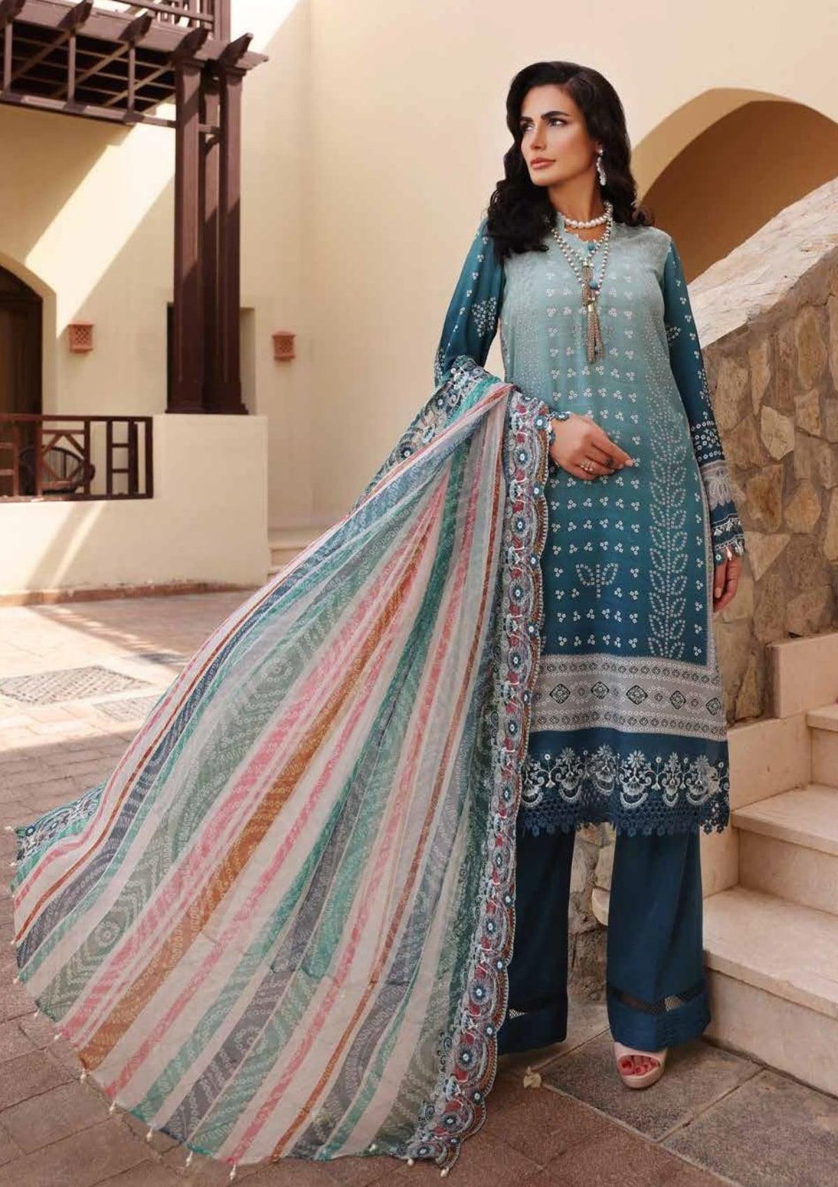 Nureh-winter-Embroidered-&-Printed-Dress-is-available-at-Mohsin-Saeed-Fabrics-Online-Shopping--