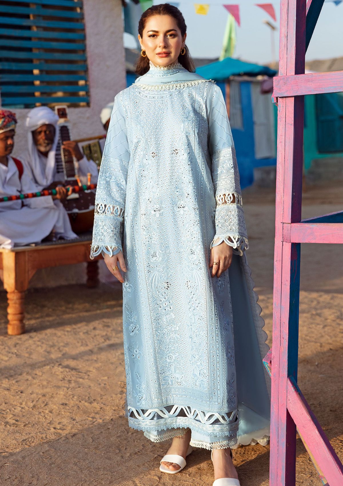 Zaha Lawn'23 (ZL-02 A) AYSEL - Mohsin Saeed Fabrics
