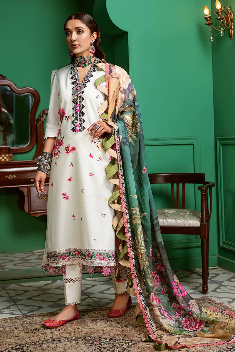 Shiza Hassan Kinaar Lawn'22 SKL-11 - Mohsin Saeed Fabrics