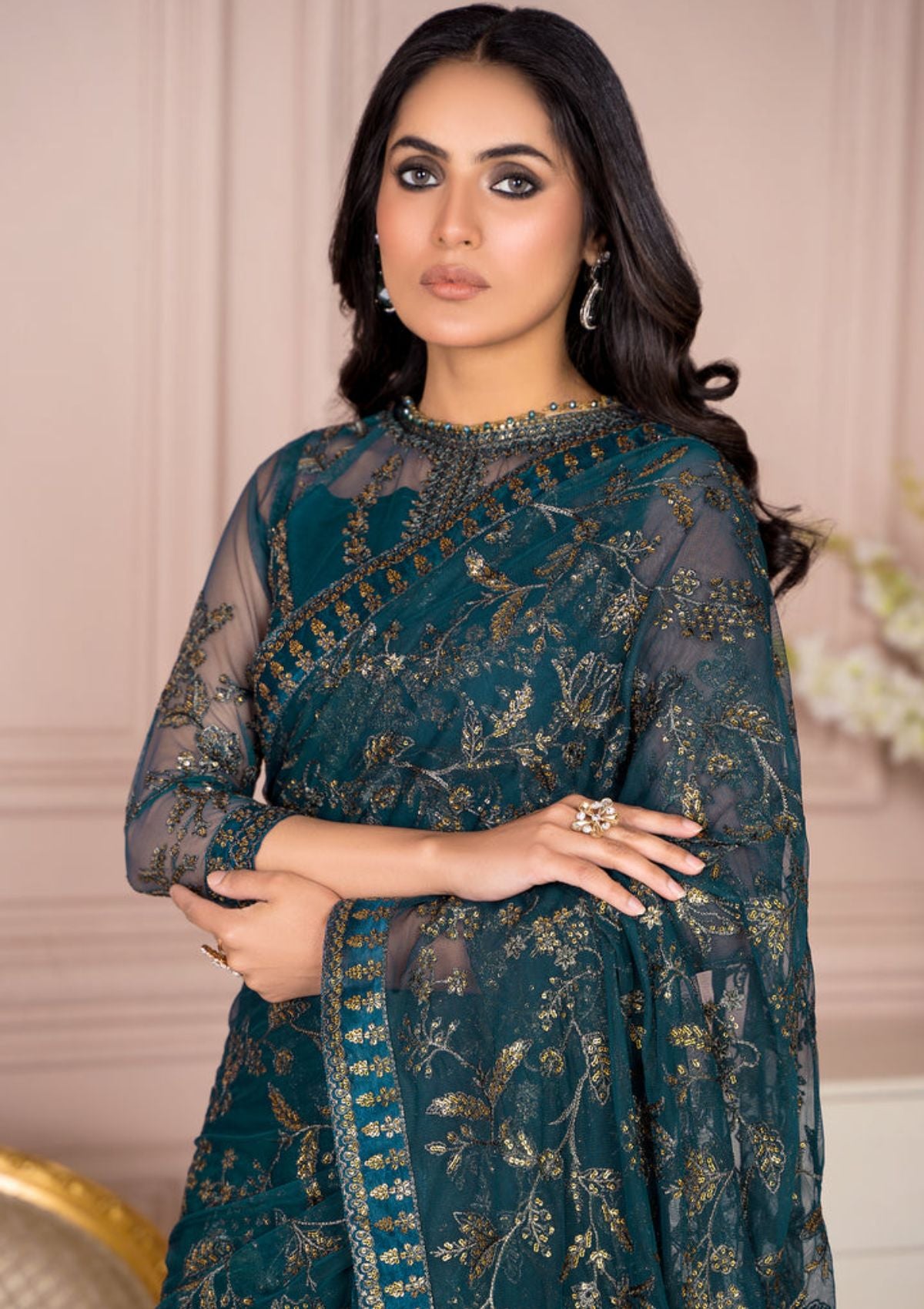 Zarif Afreen Formals'23 ZA-01 EVERGREEN