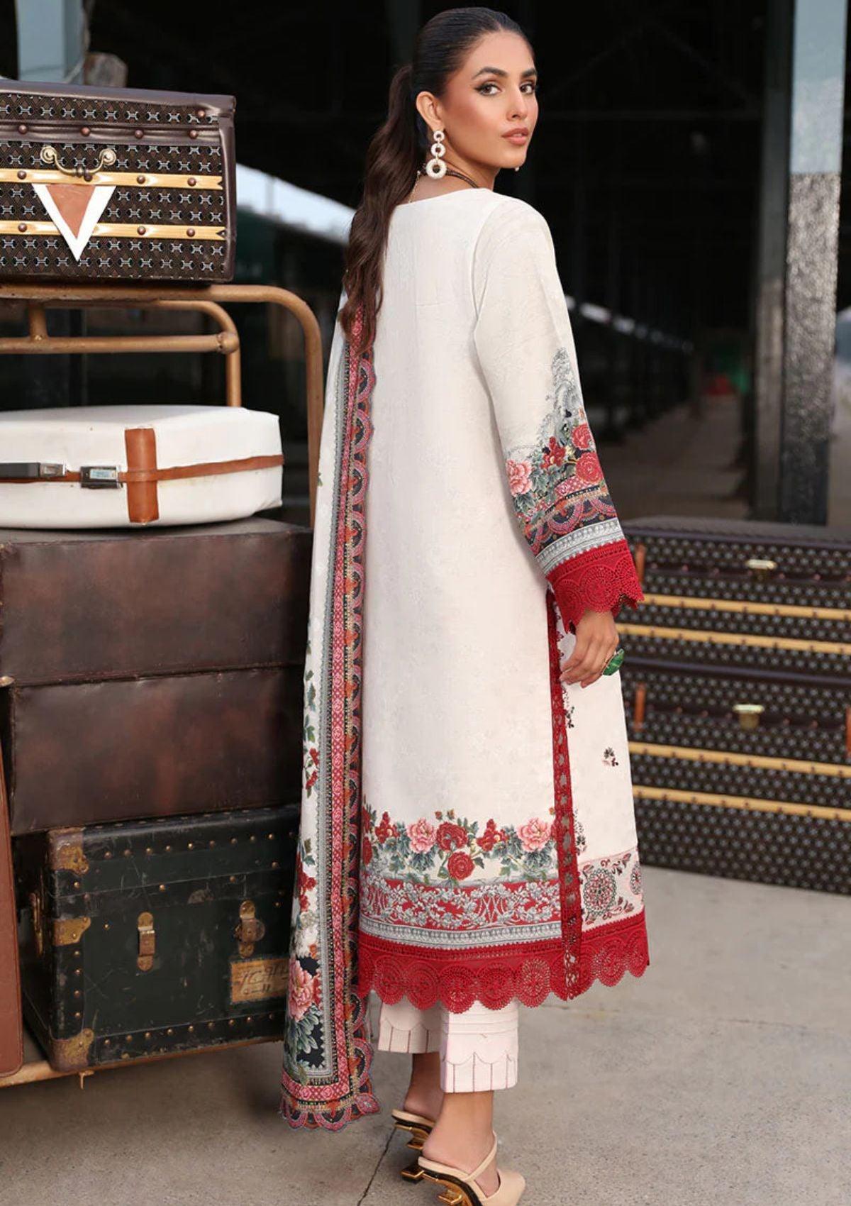 Rang Rasiya Safarnama Shawl'22 D 15 (Rija) - Mohsin Saeed Fabrics