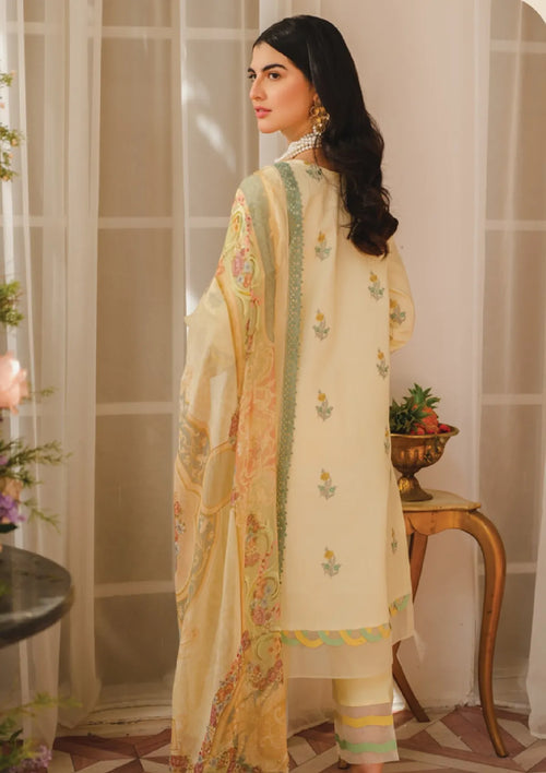Raaya Luxury Lawn'23 D-05 Aatossa is available at Mohsin Saeed Fabrics online shop All the top women brands in pakistan such as Freesia, Maria b, Zara Shahjahan, Asim Jofa, Zaha, Elan, Crimson, Sobia Nazir, Maryam n Maria, Hussain Rehar, Marjjan, Anaya by Kiran Chaudhary, johra, Shaista, farah talib aziz and Gul Ahmed. 