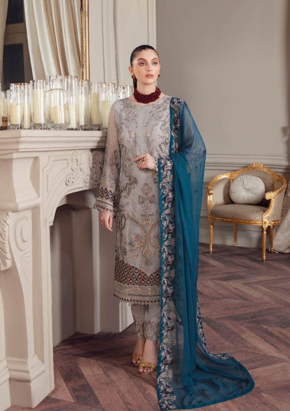 Ramsha Chevron formal & Wedding Collections available at mohsin saeed Fabrics online store. 