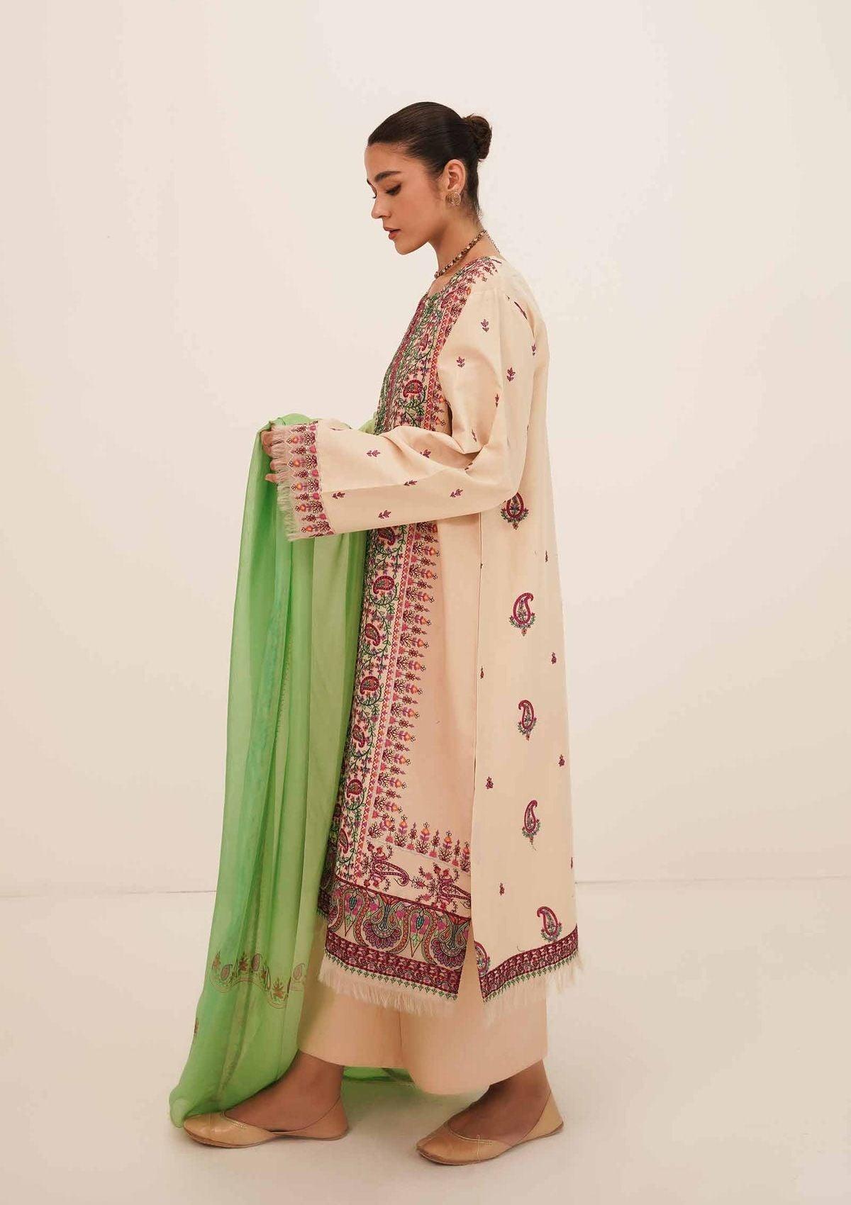Zara Shahjahan Luxury Eid'22 ZSJ- ZIYA-A - Mohsin Saeed Fabrics