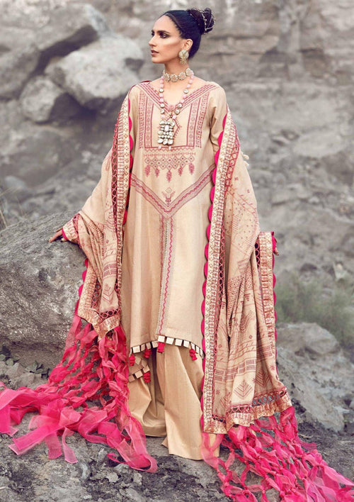 Shiza Hassan Luxury Winter'20 HSW-006 (SAHANE) - Mohsin Saeed Fabrics