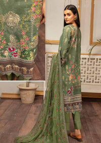Shaista Rashk-E-Hina Lawn'22 D-176 - Mohsin Saeed Fabrics