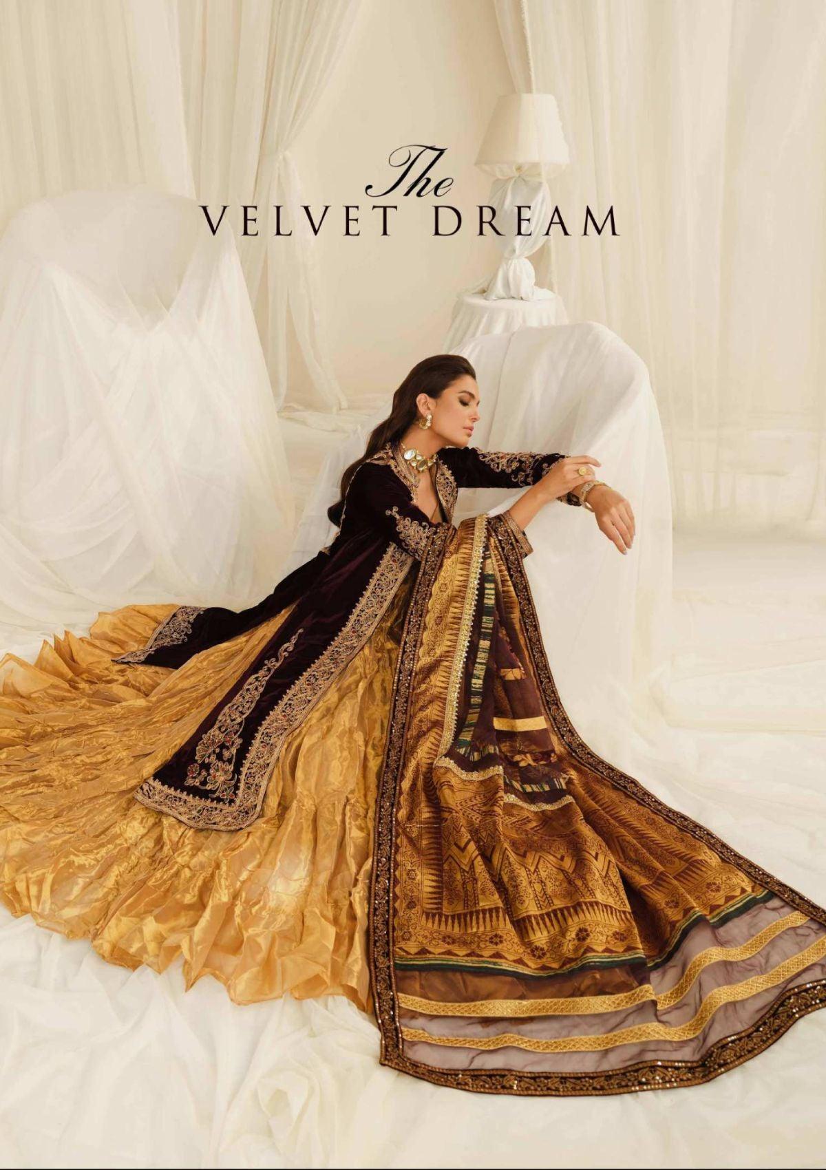 Maryum N Maria The Velvet dream'22 MFG-0024(NARA) is available at Mohsin Saeed Fabrics online shop All the top women brands in pakistan such as Freesia, Maria b, Zara Shahjahan, Asim Jofa, Zaha, Elan, Crimson, Sobia Nazir, Maryam n Maria, Hussain Rehar, Marjjan, Anaya by Kiran Chaudhary, johra, Shaista, farah talib aziz and Gul Ahmed. 