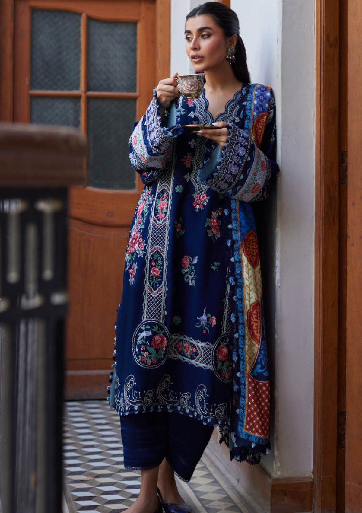 Zaha Winter'23 ZEL ZW-01 - Mohsin Saeed Fabrics