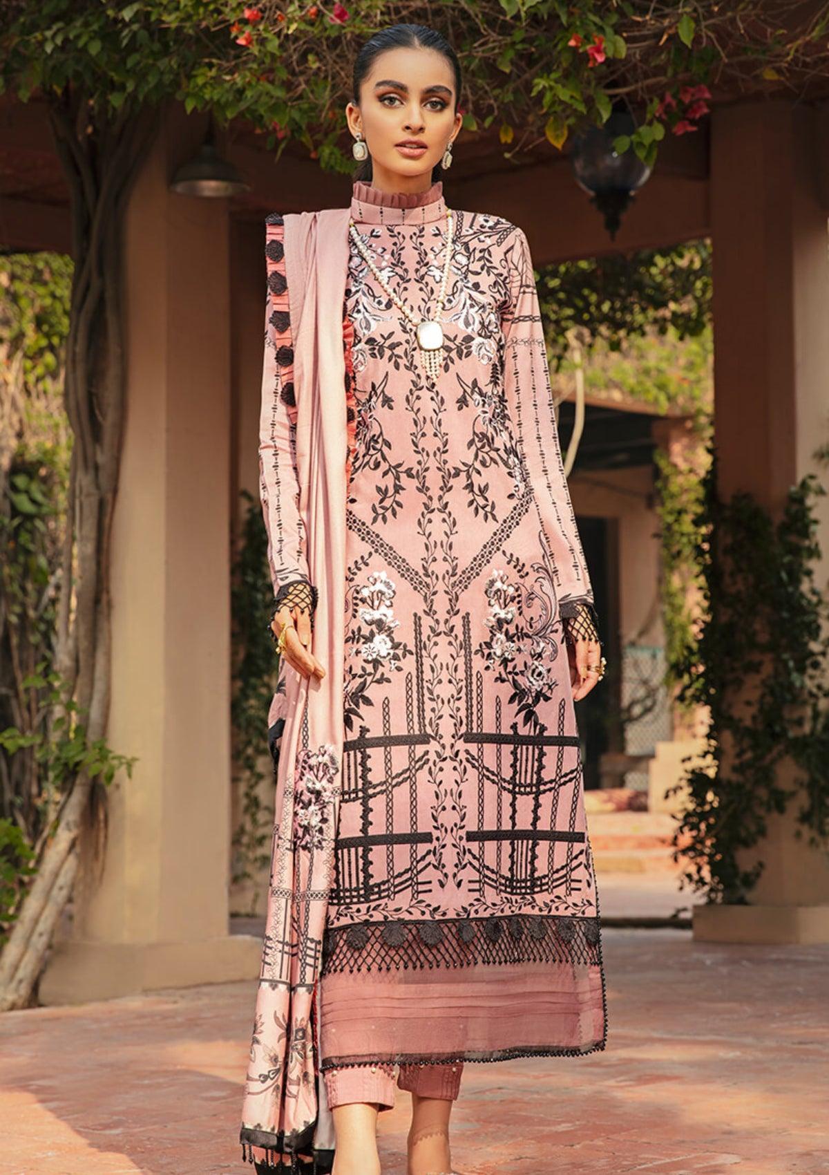 Asifa & Nabeel Luxury Winter'21 WC-07 - Mohsin Saeed Fabrics