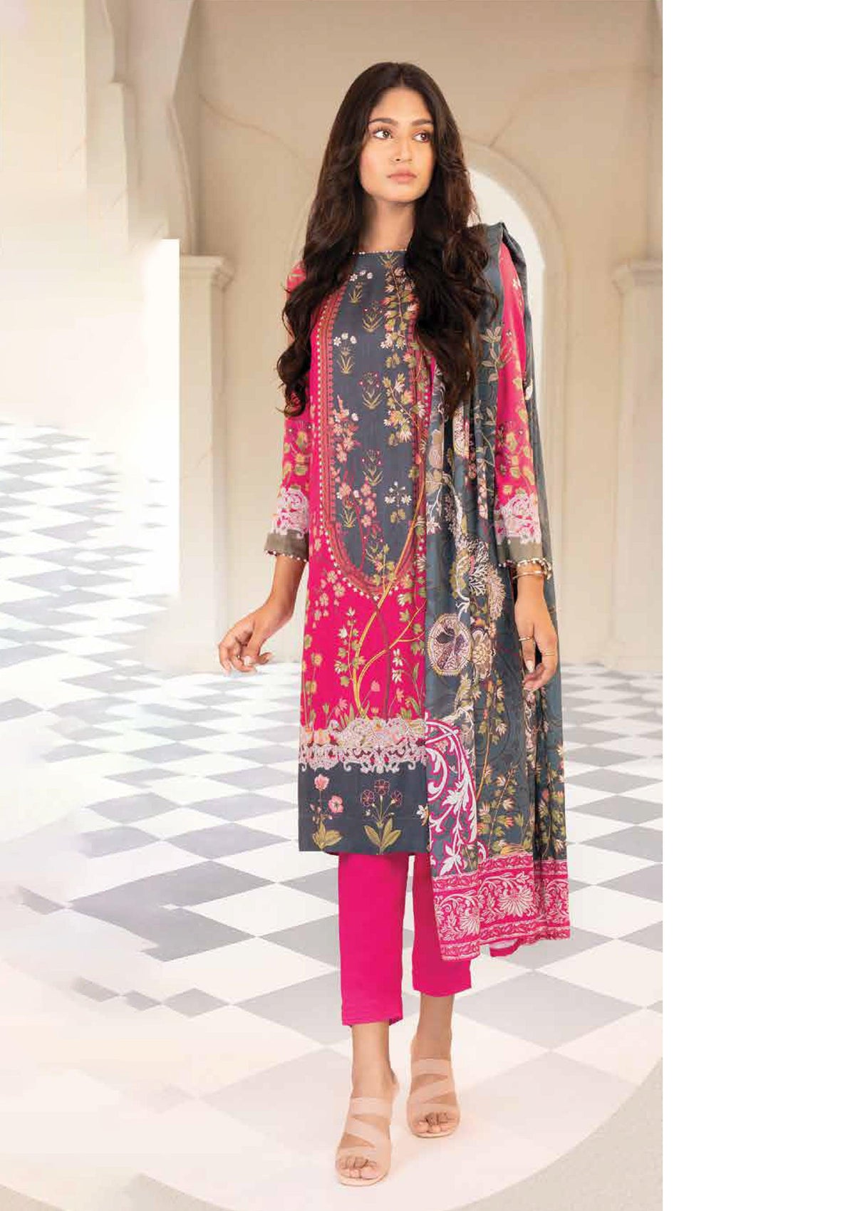 Al Karam Winter'22 Vol-01 FW-35.1 (Hot Pink) is available at Mohsin Saeed Fabrics online shop All the top women brands in pakistan such as Freesia, Maria b, Zara Shahjahan, Asim Jofa, Zaha, Elan, Crimson, Sobia Nazir, Maryam n Maria, Hussain Rehar, Marjjan, Anaya by Kiran Chaudhary, johra, farah talib aziz and Gul Ahmed. 