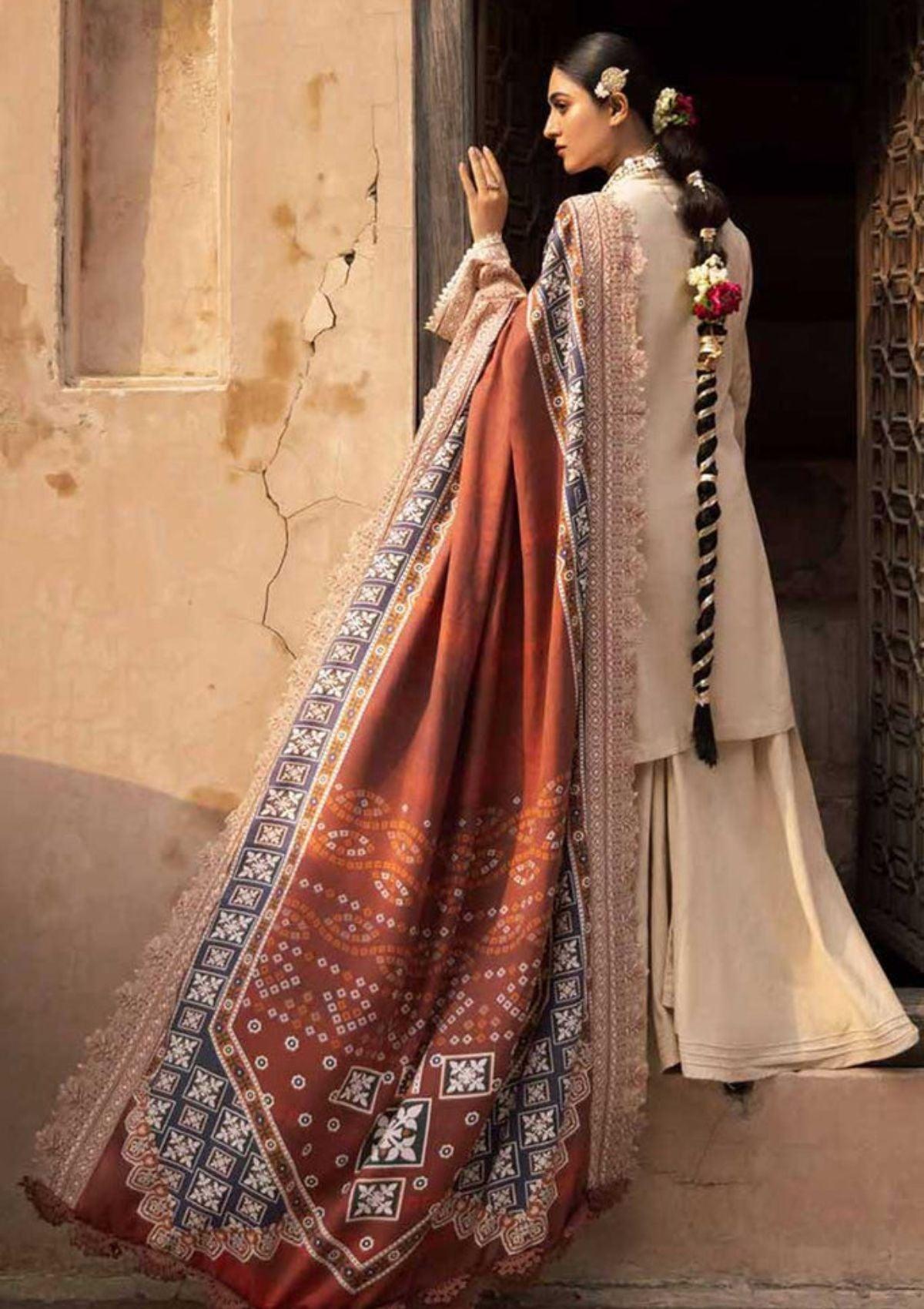 Nureh Maya Embellished Khaddar'22 NW-67 is available at Mohsin Saeed Fabrics online shop All the top women brands in pakistan such as Freesia, Maria b, Zara Shahjahan, Asim Jofa, Zaha, Elan, Crimson, Sobia Nazir, Maryam n Maria, Hussain Rehar, Marjjan, Anaya by Kiran Chaudhary, johra, Shaista, farah talib aziz and Gul Ahmed. 