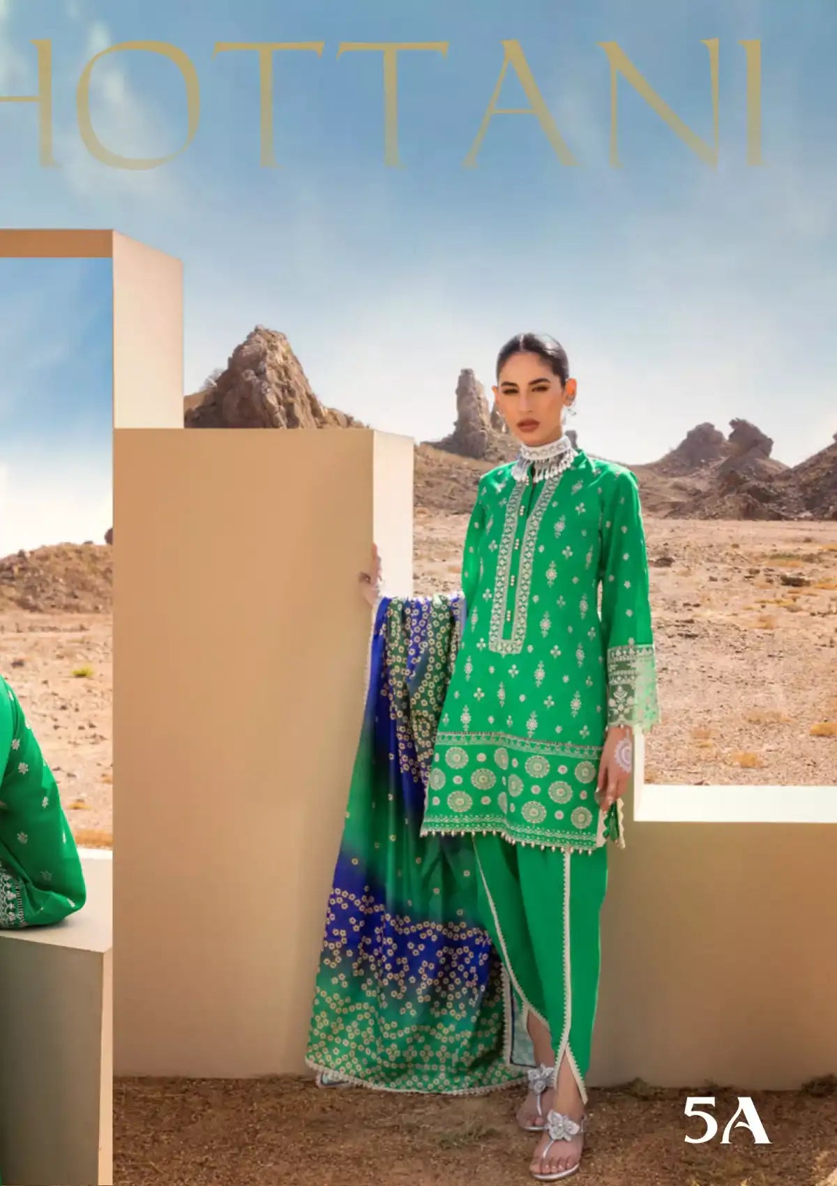 Zainab Chottani Luxury Chikankari'23 ZC-05A - Mohsin Saeed Fabrics