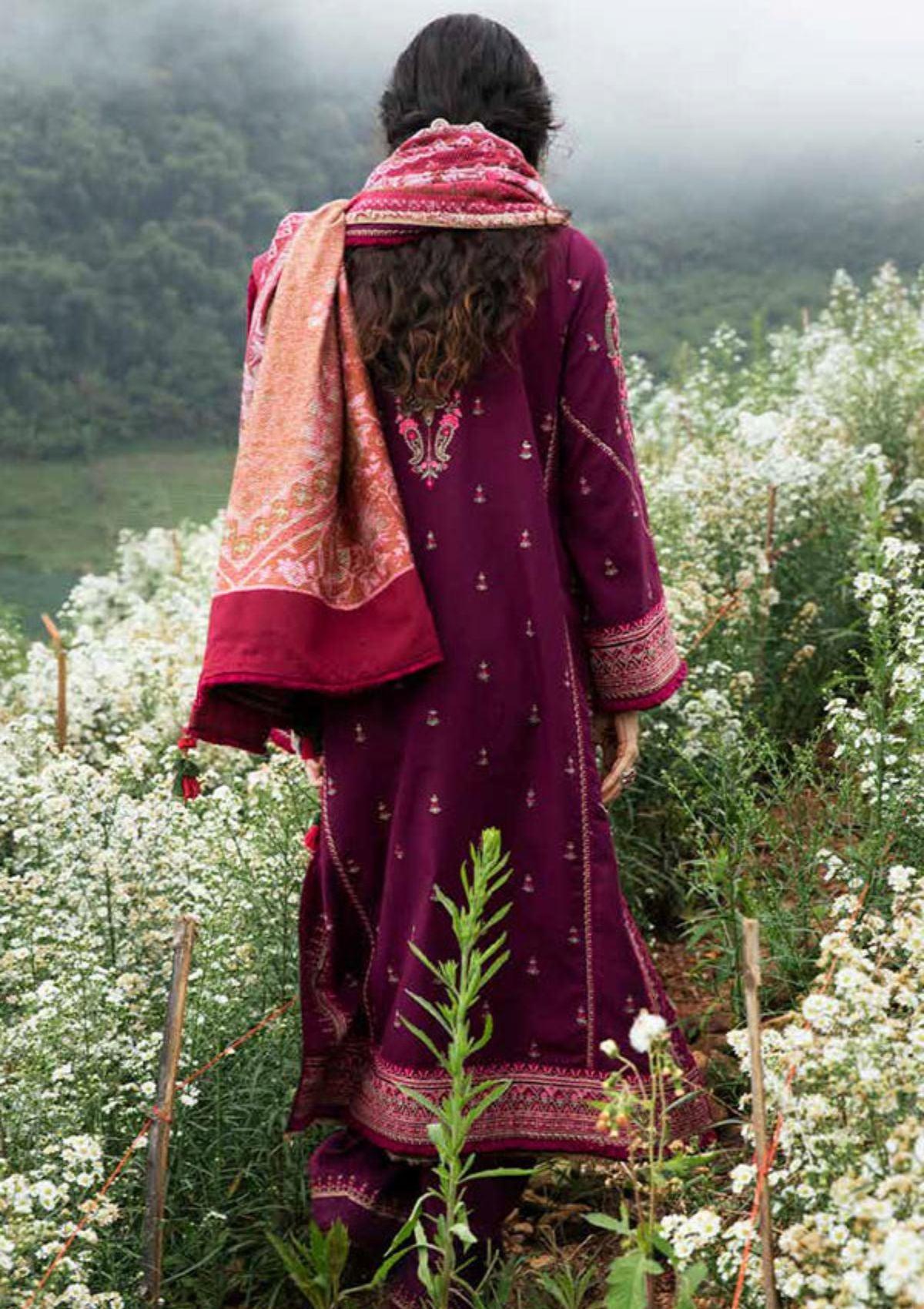 Zara Shahjahan Winter Shawl'22 (Ezel) - Mohsin Saeed Fabrics