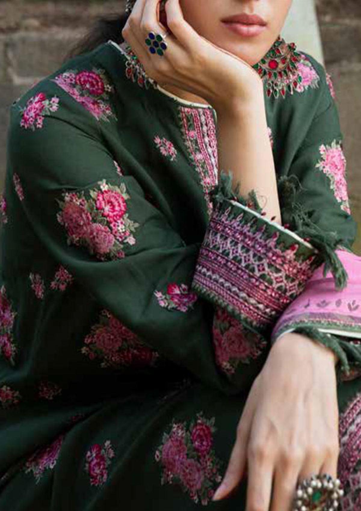 Zara Shahjahan Winter Shawl'22 (Gulnar) - Mohsin Saeed Fabrics