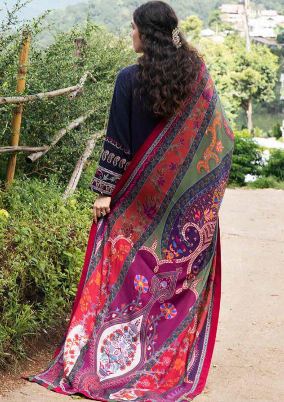Zara Shahjahan Winter Shawl'22 (Mehrnaz) - Mohsin Saeed Fabrics