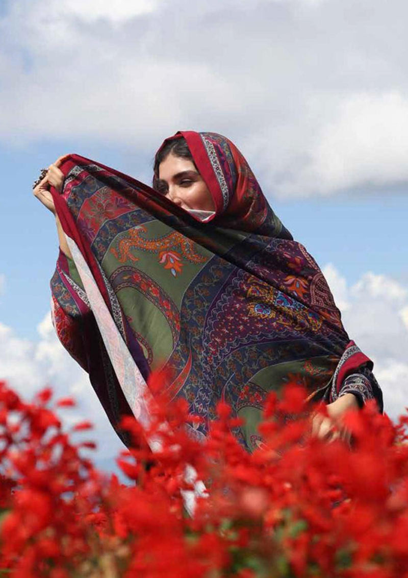 Zara Shahjahan Winter Shawl'22 (Mehrnaz) - Mohsin Saeed Fabrics