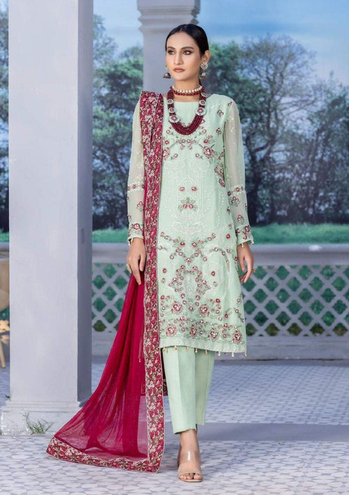 Aayra Emb Chiffon'23 D-01 - Mohsin Saeed Fabrics