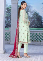 Aayra Emb Chiffon'23 D-01 - Mohsin Saeed Fabrics