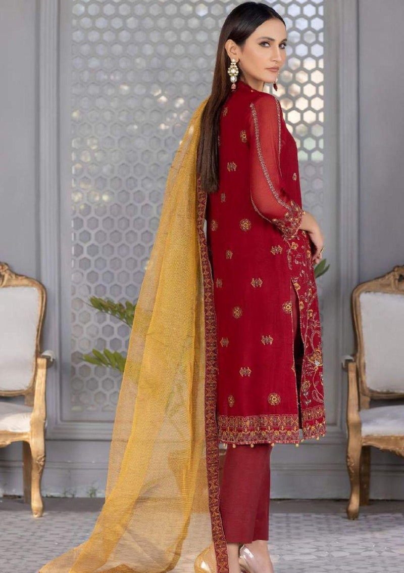Aayra Emb Chiffon'23 D-04 - Mohsin Saeed Fabrics
