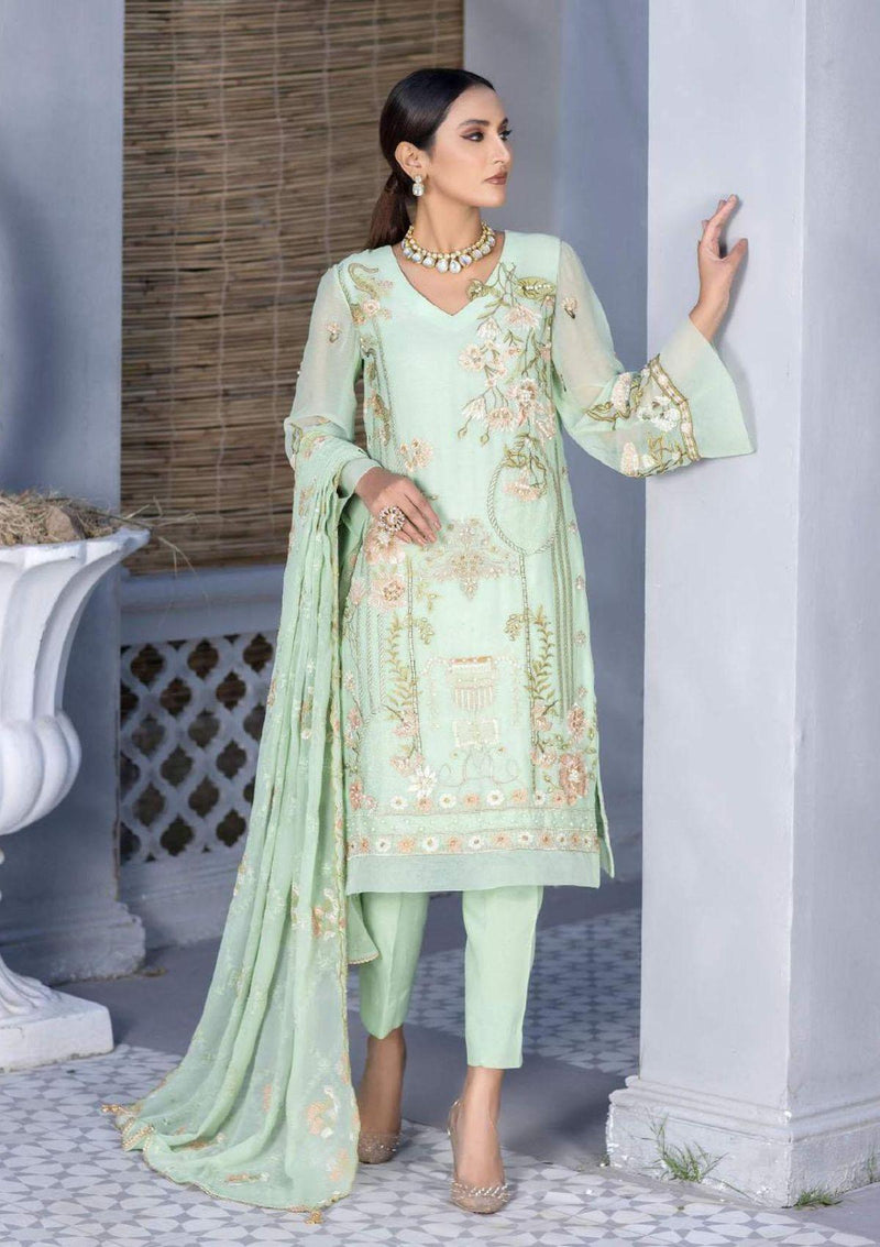 Aayra Emb Chiffon'23 D-05 - Mohsin Saeed Fabrics
