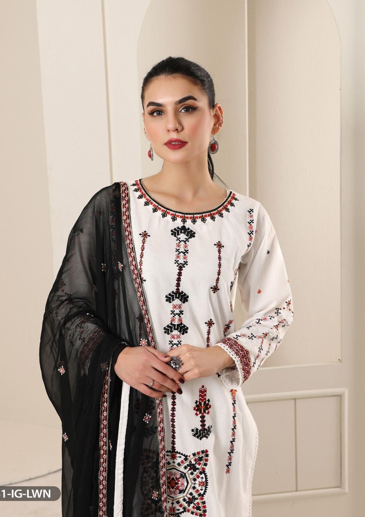 ShaPosh Casual Pret (15741-IG-J.LWN) - Mohsin Saeed Fabrics