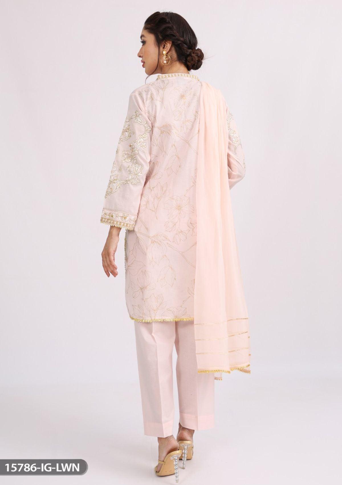 ShaPosh Casual Pret (15786-IG-LWN) - Mohsin Saeed Fabrics