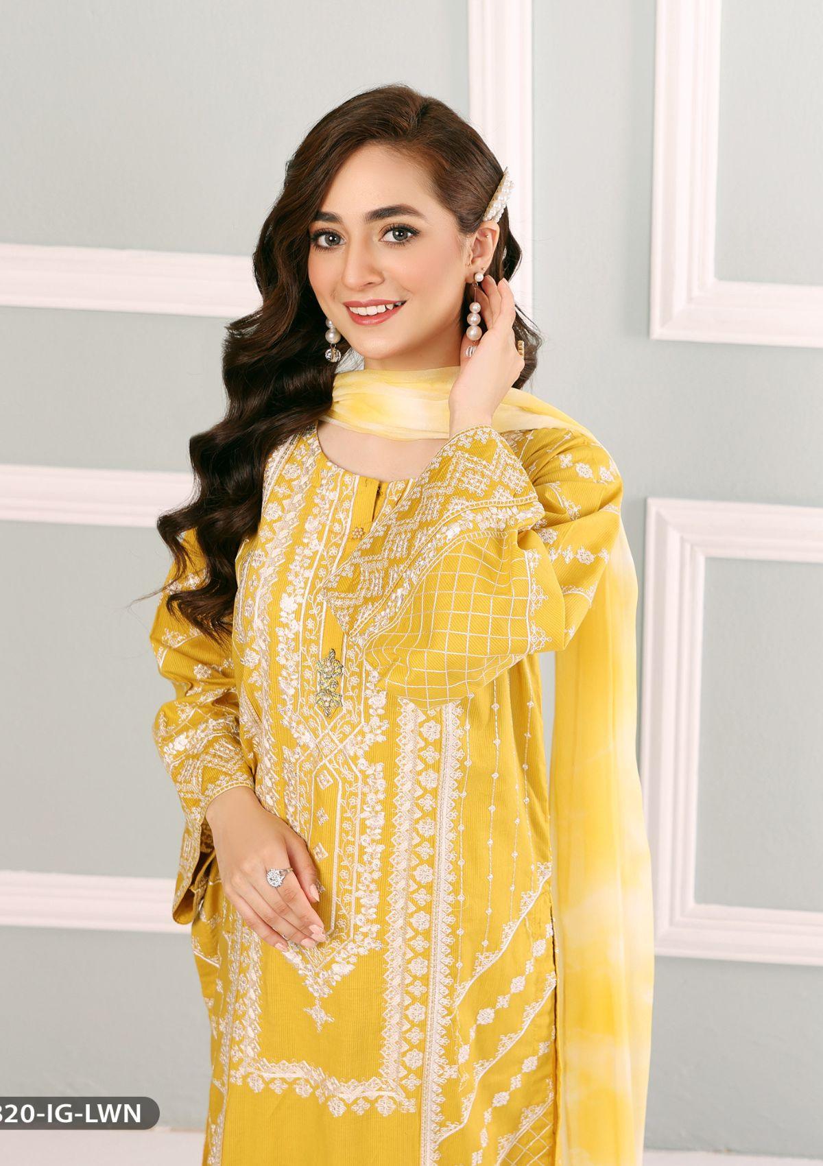 ShaPosh Casual Pret (15820-IG-J.LWN) - Mohsin Saeed Fabrics