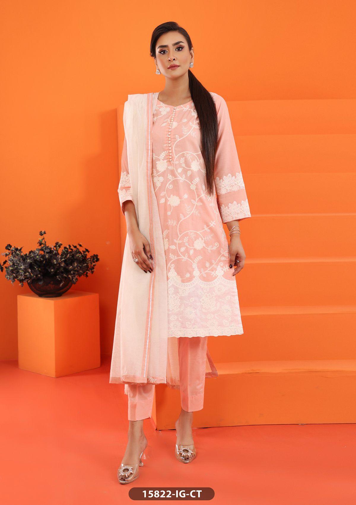 ShaPosh Casual Pret (15822-IG-LWN) - Mohsin Saeed Fabrics