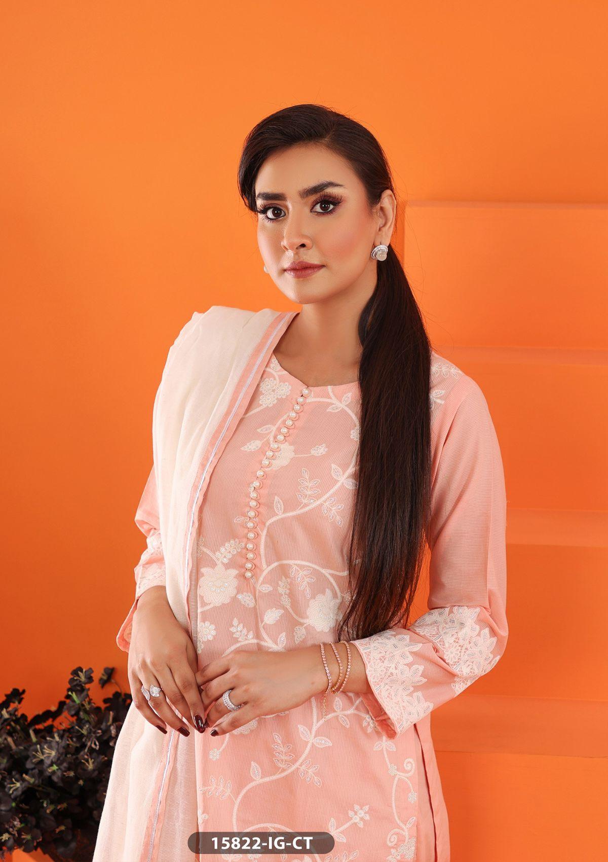 ShaPosh Casual Pret (15822-IG-LWN) - Mohsin Saeed Fabrics
