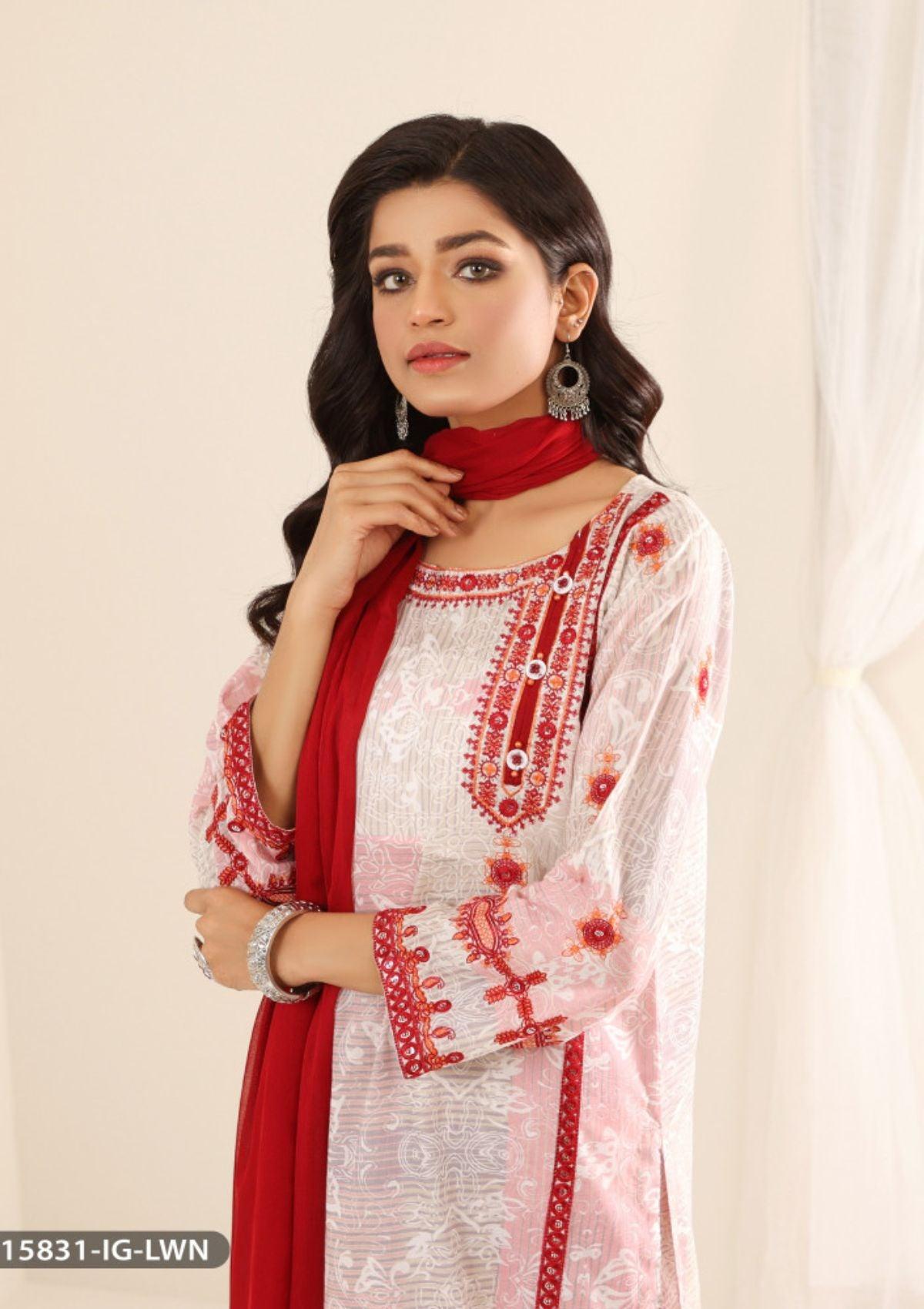 ShaPosh Casual Pret (15831-IG-LWN) - Mohsin Saeed Fabrics
