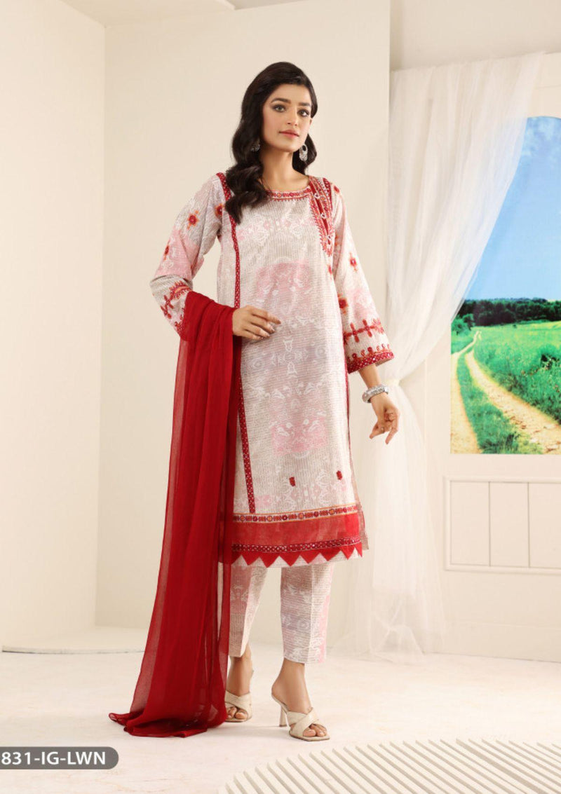 ShaPosh Casual Pret (15831-IG-LWN) - Mohsin Saeed Fabrics