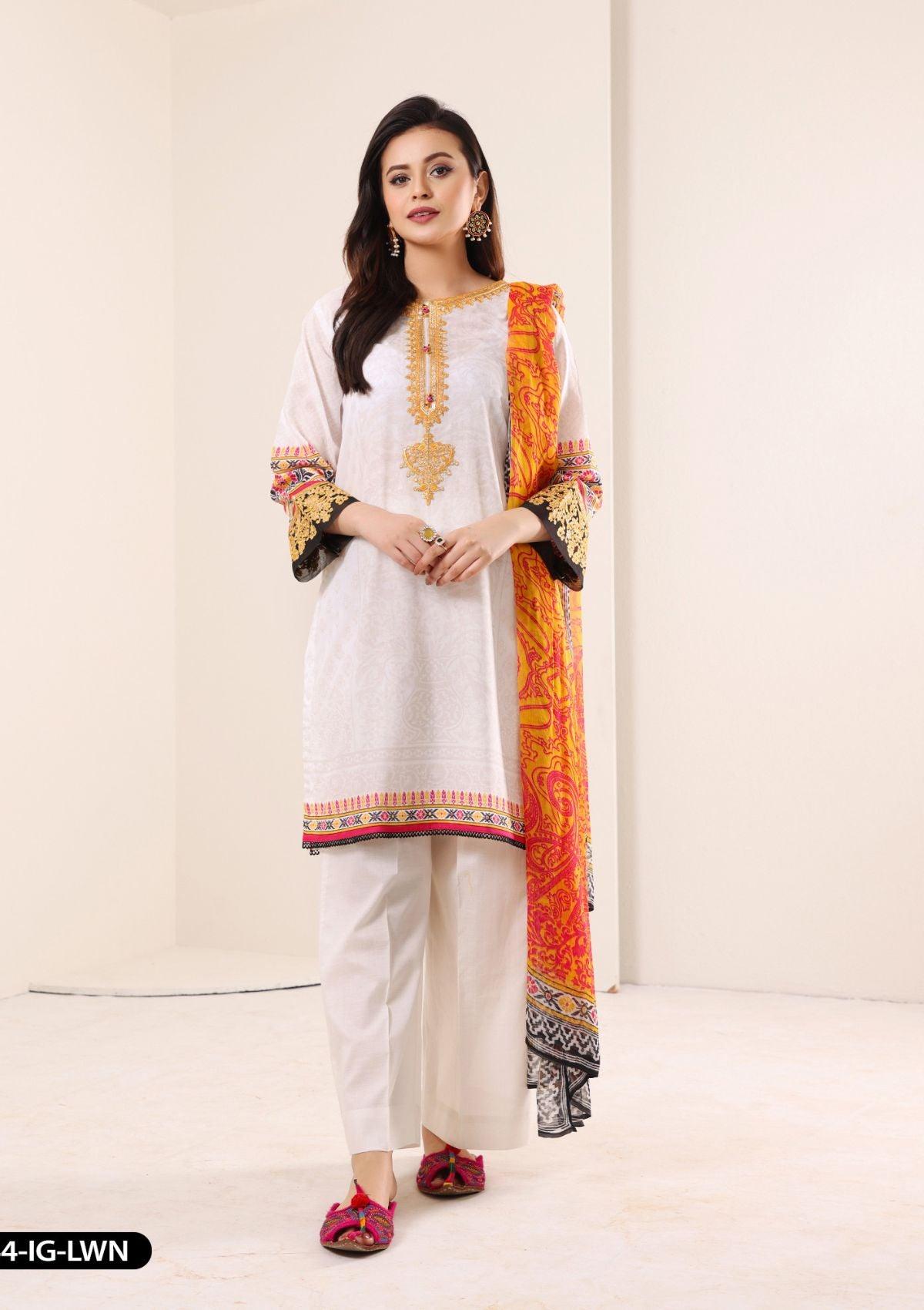 ShaPosh Casual Pret (15844-IG-LWN) - Mohsin Saeed Fabrics