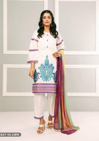 ShaPosh Casual Pret (15847-IG-LWN) - Mohsin Saeed Fabrics