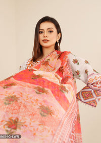 ShaPosh Casual Pret (15865-IG-LWN) - Mohsin Saeed Fabrics