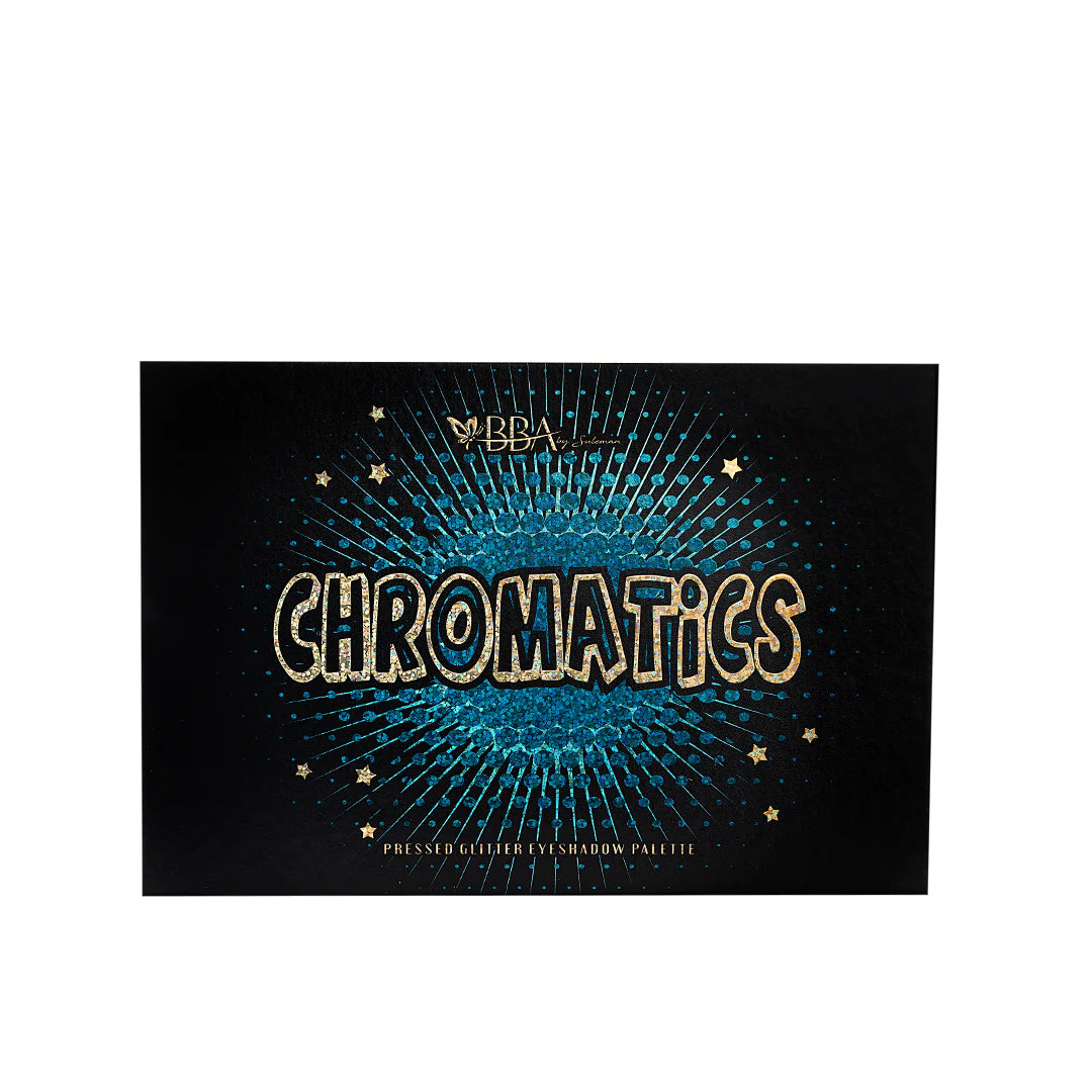 Chromatic Pressed Glitter Eyeshadow Palette - Mohsin Saeed Fabrics