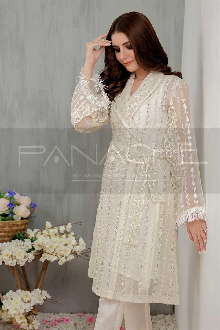 Panache by Mona Emb RTW KURTI-141 CLASSIC GLAM - Mohsin Saeed Fabrics