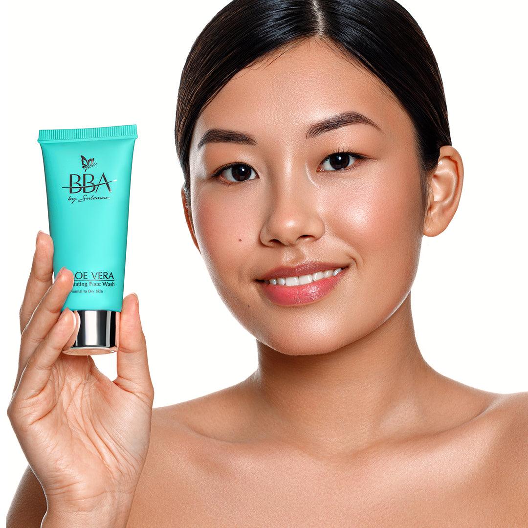 ALOE VERA HYDRATING FACE WASH (FOR NORMAL TO DRY SKIN) - Mohsin Saeed Fabrics