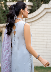 Humdum Mehar Emb Chikankari'23 MR-10 - Mohsin Saeed Fabrics